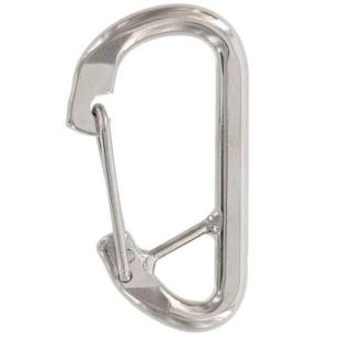 Karabijnhaak met beugel en gelaste dwarsstang RVS316