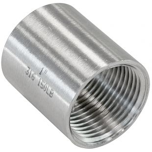 Sok 3/4", Draadfitting, RVS316