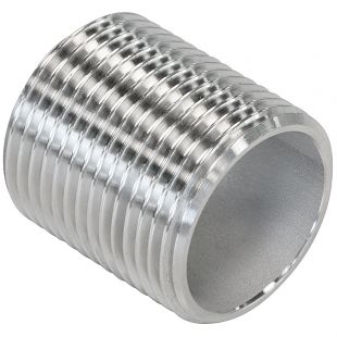 Draadnippel 3/8", Draadfitting, RVS316