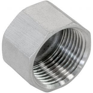 Zeskant Kap 3/4", Draadfitting, RVS316