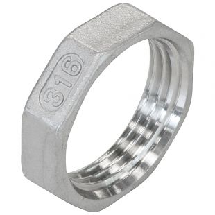 Zeskant Moer 1/2", Draadfitting, RVS316