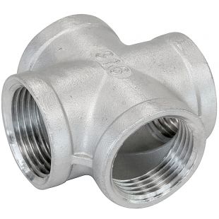 Kruisstuk 1", Draadfitting, RVS316