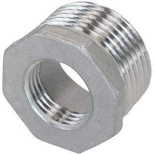 Verloopring 3/4" x 3/8", Draadfitting, RVS316