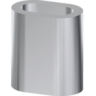 RVS persklem voor staalkabel 8,0 mm - RVS316