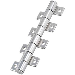 Pianoscharnier frictie scharnier met korte vleugels RVS316