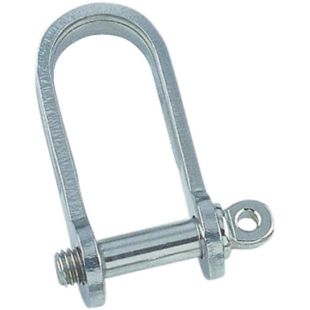 D sluiting vlak lang RVS 316