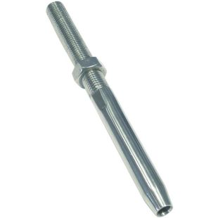 Kabel terminal met rechtse draad RVS 316