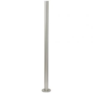 RVS Tussenstaander 42,4 x 2,0 mm, Met 4 tapgaten M8