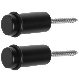 Jashaak zwart rond, 2 stuks