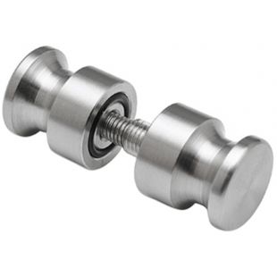 Douchedeur knop chroom plat 26mm