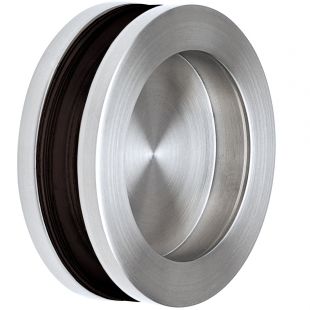 RVS Schuifdeurkom voor glasdeuren 60 mm