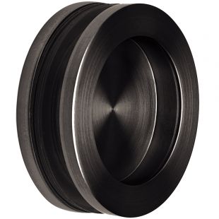 Schuifdeurkom zwart voor glasdeuren 60 mm