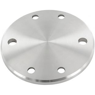 RVS Ankerplaat Rond 120 x 10 mm, Voor buisklemmen