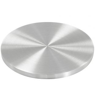 Schijf 52 x 4 mm, Gedraaid geslepen, RVS