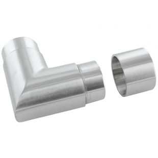 RVS eindkap vlak voor lijmfitting 42,4 x 2,0 mm