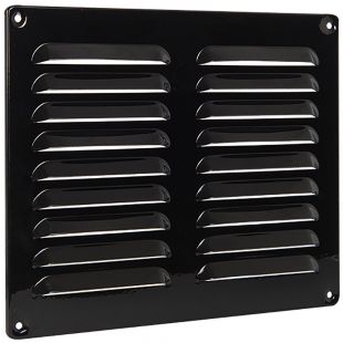 Schoepenrooster zwart 25 x 20 cm