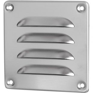 Schoepenrooster 100 x 100 mm RVS