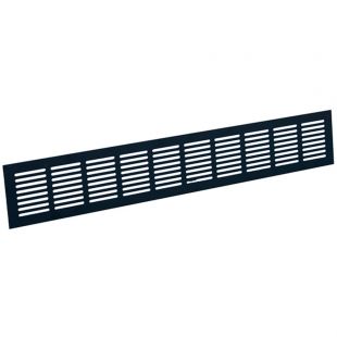Plintrooster 1000 x 130 mm, Zwart