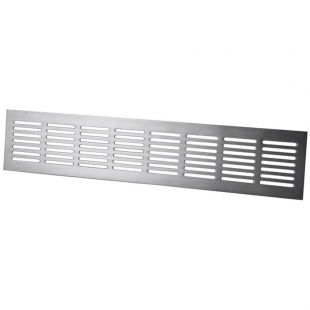 Plintrooster 400 x 80 mm, RVS