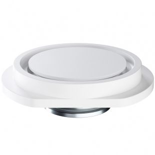 Ventilatieventiel instucbaar rond