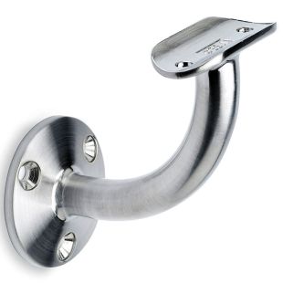 Leuning houder 50,8 mm met 3 schroefgaten RVS Look