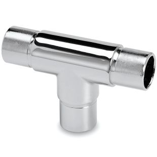 T-stuk 25,4 x 1,27 mm chroom