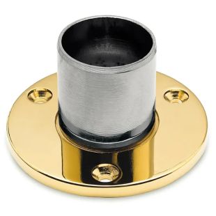 Vloerflens 50,8 x 1,27 mm met M8 messing