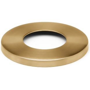 Afdekkap voor vloerflens 25,4 mm, Mat Messing