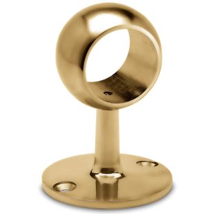 Opschuifsteun 38,1 mm bol mat messing
