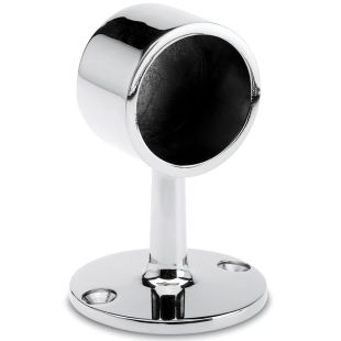 Buissteun eindstuk 38,1 mm chroom
