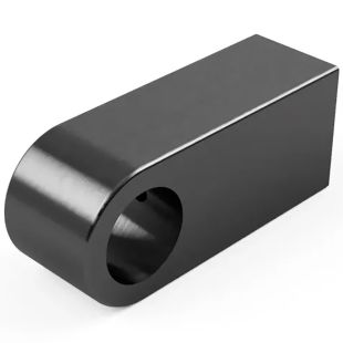 Buishouder voor keukenreling 25,4 mm zwart