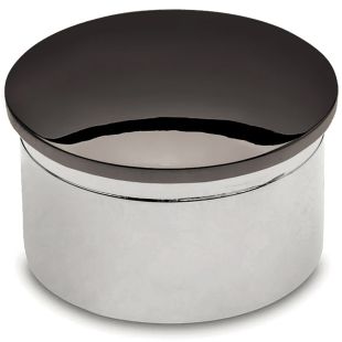 Eindkap 19,0 x 1,0 mm halfbol zwart