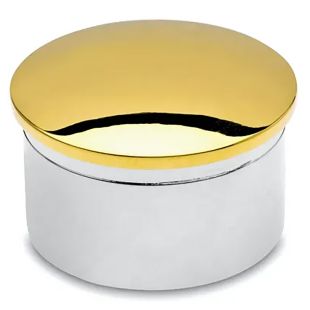 Eindkap 50,8 x 1,27 mm halfbol messing