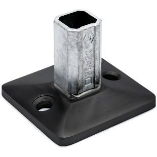 Flens 20 x 20 x 1,5 mm zwart