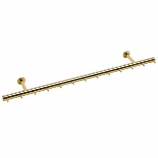Kapstok wand messing