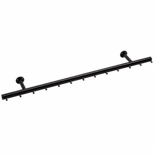 Kapstok wand zwart 750 mm