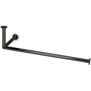 Kledingstang zwart muur en plafond