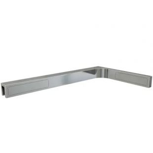 Douchewand steun hoek 90 graden links chroom