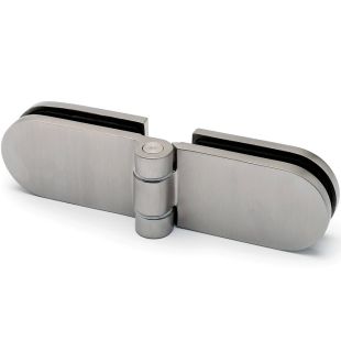 Scharnier glazen deur Kirstin glas-glas RVS