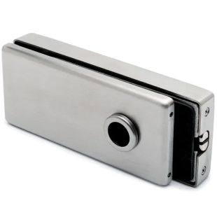 Slot voor glazen deur ontgrendelbaar met magnetische vergrendeling Mola RVS