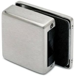 Tegenkast Sita voor glazen deur slot met magnetische vergrendeling RVS