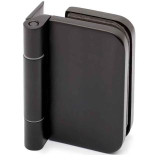 Scharnier glazen deur Cassie glas-wand zwart