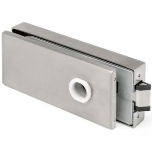 Slot voor glazen deur ontgrendelbaar Sissi RVS