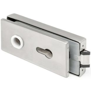 Slot voor glazen deur afsluitbaar Sitan RVS