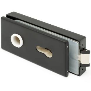 Slot voor glazen deur afsluitbaar Sitan zwart