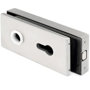 Slot voor glazen deur met magnetische grendel Gertruida RVS