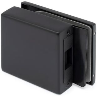 Tegenkast Gertrud voor glazen deur slot met magnetische vergrendeling zwart