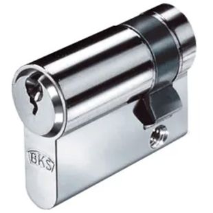 Halve profielcilinder 31/0 mm verschillend sluitend SKG** Nikoline RVS