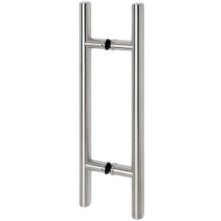 Deurgreep T-model dubbelzijdig RVS geborsteld