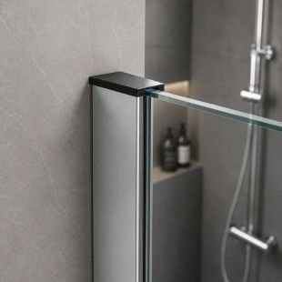 Muurprofiel voor inloopdouche 2200 mm chroom